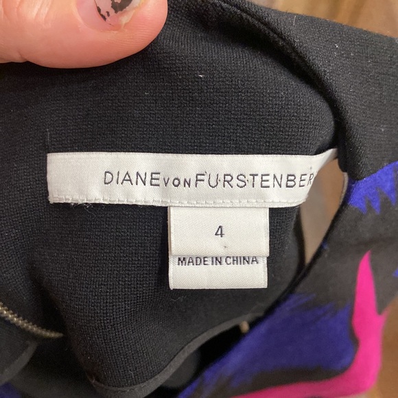 Like new Diane von Furstenberg Yvette Silk Cotton Blend Floral Poppy Dre… - Picture 14 of 16